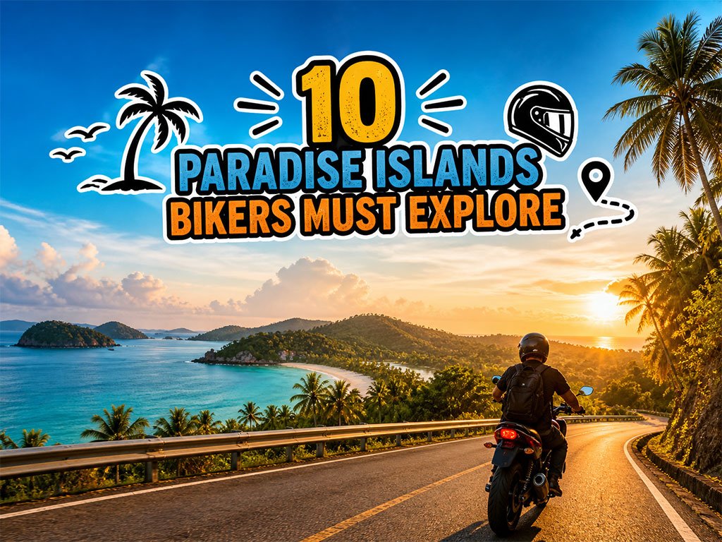 10 islas paradisíacas que los motociclistas deben 