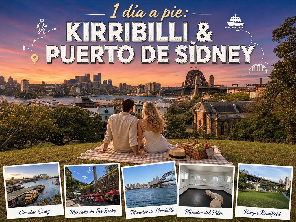 1 día a pie: Kirribilli & Puerto de Sídney