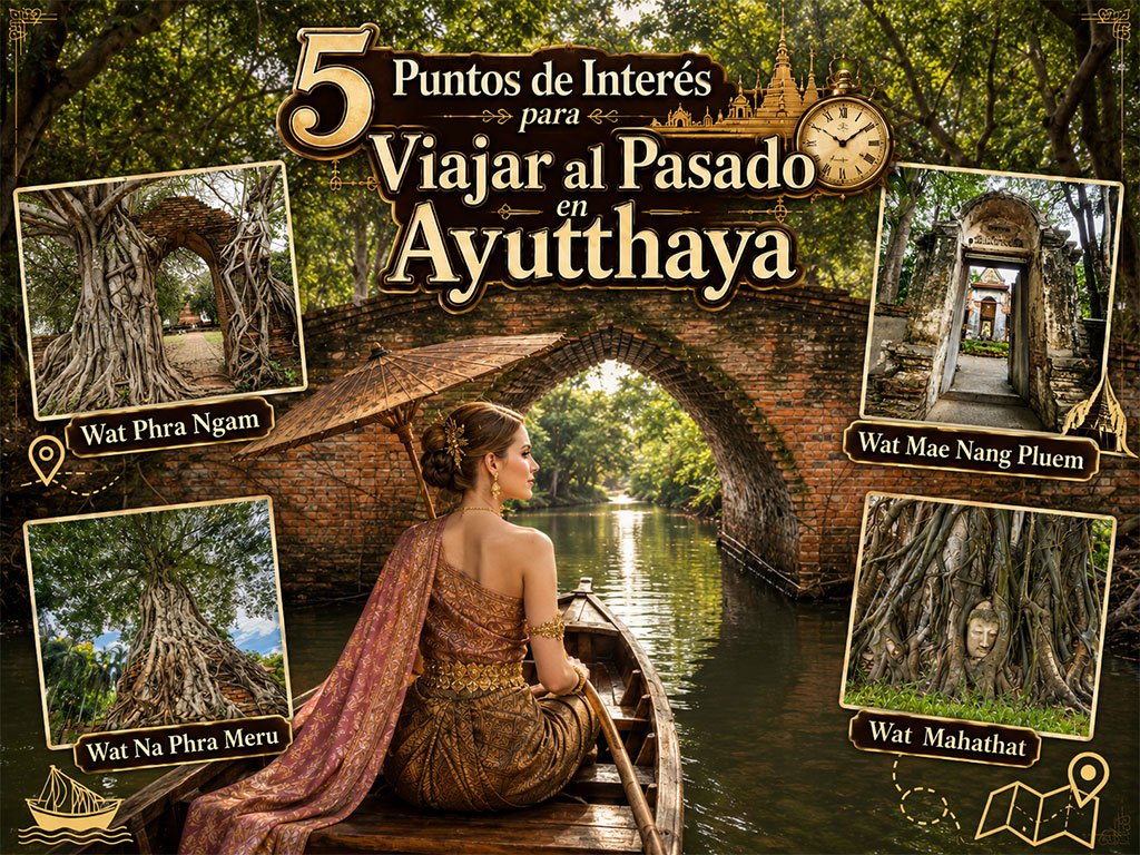5 Puntos para Viajar al Pasado en Ayutthaya