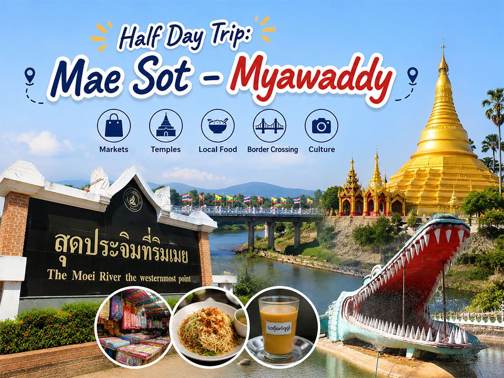 Mae Sot a Myawaddy: ida por la mañana y vuelta por