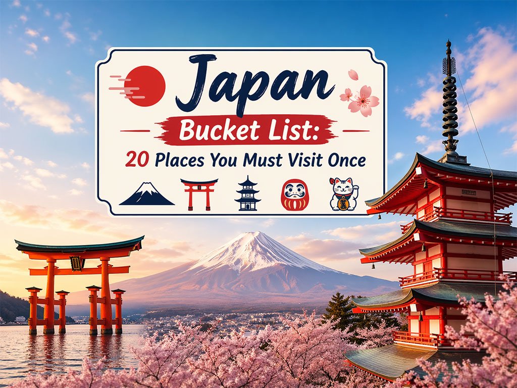 Lista Japón: 20 lugares que debes visitar al menos